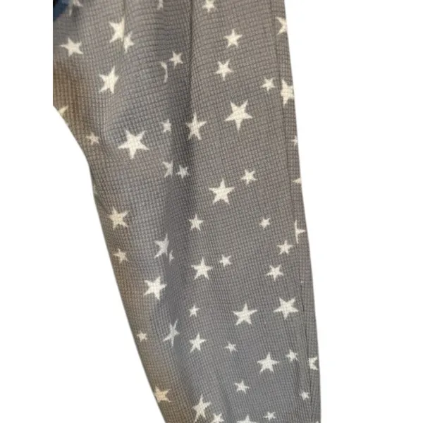 Free Press Purple Star Waffle Knit PJ Loungewear Sleep Pants Women Sz S - Image 6