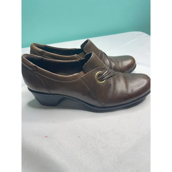 Clark Leather Casual brown Shoes‎ S-188 - Image 3