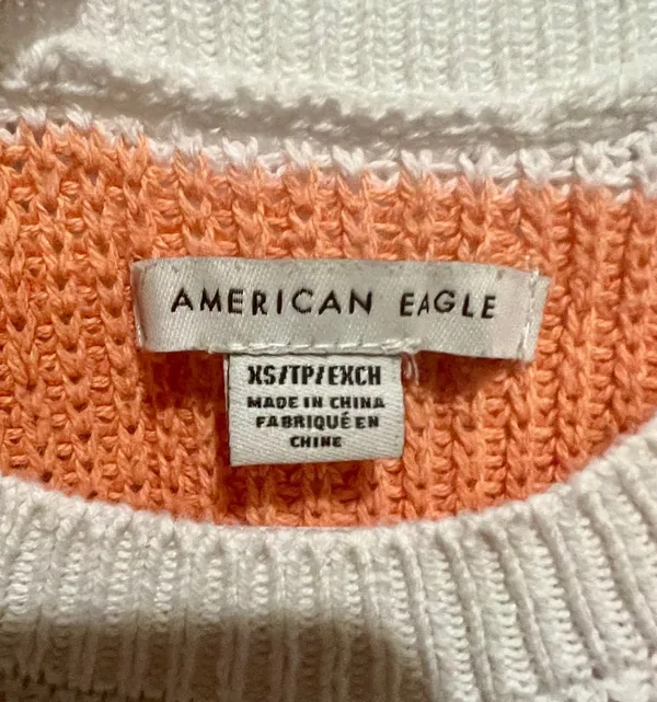 AE Striped Sweater Tank Top XS - Image 5
