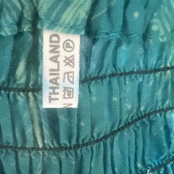 Teal Wide-Leg Pants hippie festival pant - Image 3
