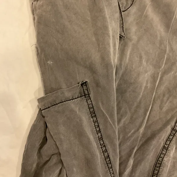 Free People Gray Cropped Jogger Pants - Image 4