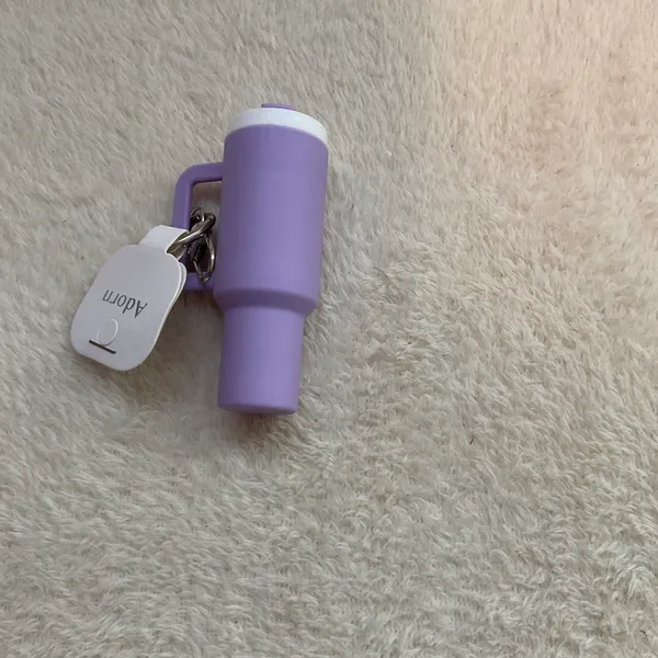 Purple Drinking cup key fob - Image 2