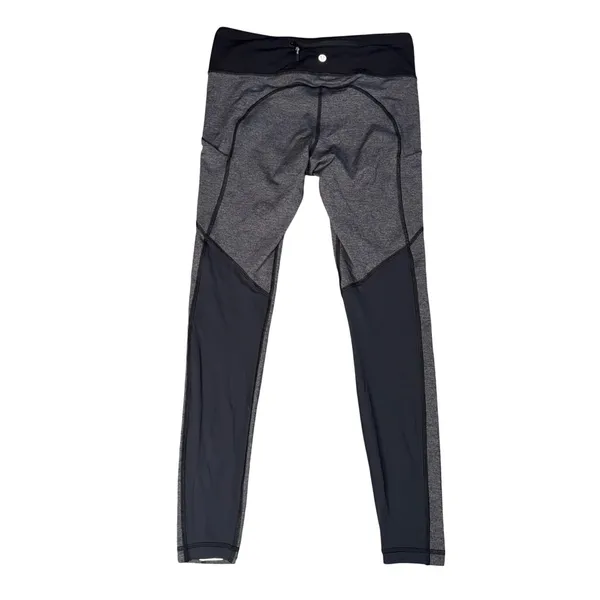 Lululemon‎ Speed Up Tight Women 8 Gray Black Excellent Mesh Pockets Leggings - Image 2
