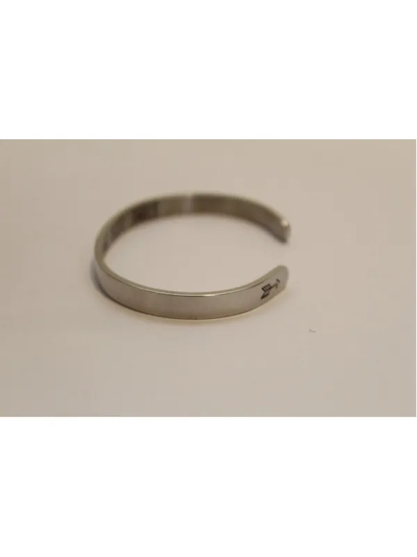 Jopcuff Women’s Expressions Silver Cuff Bracelet One Size - Image 3