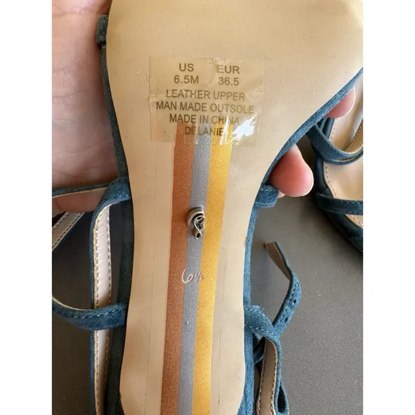 Sam Edelman Women Delanie Heeled Sandals vibrant Wild Indigo blue‎ Size 6.5 - Image 6