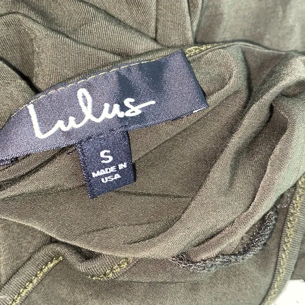 Lulus small olive green top - Image 6