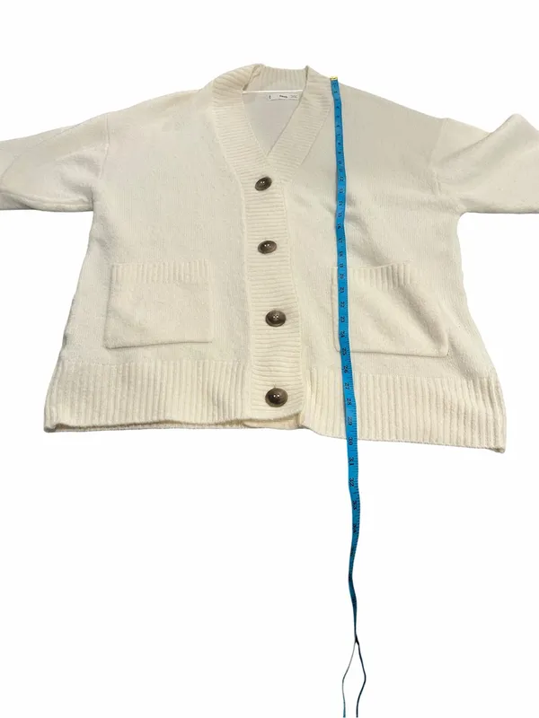 MNG oversized cream cardigan Size XS - Image 3