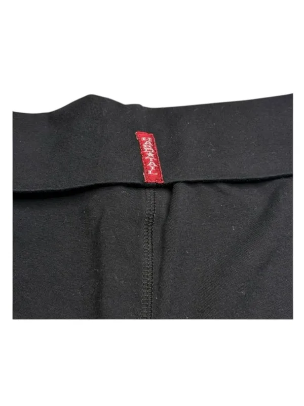 Y2K: new OG Hard Tail ✪ Stretch Fold Over Roll Down Hot Yoga Shorts ✪ Black ✪ M - Image 6