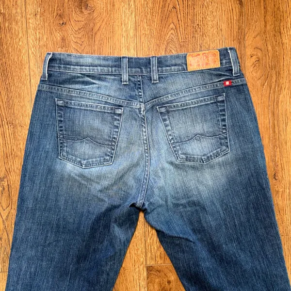 Y2K Lucky Brand Neopolitan Easy‎ Rider Faded Blue Jeans Womens 10/30 Bootcut - Image 7