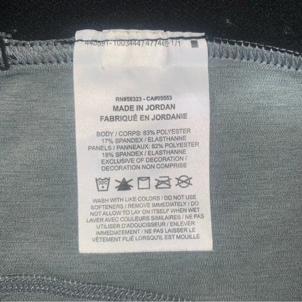 Nike PRO Leggings Women’s Size Medium Grey/Black - Image 4