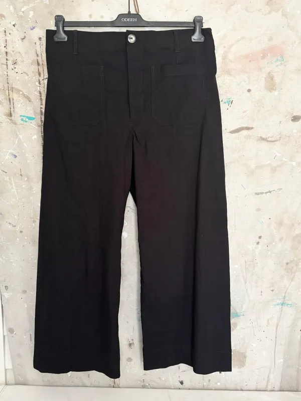 Anthropologie Maeve the Colette Magic Fabric Crop Wide-Leg Pants - Image 2