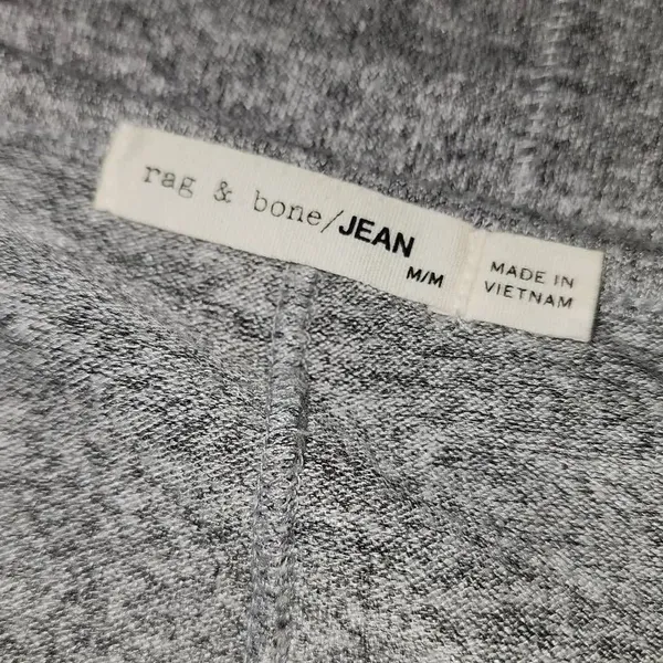 Rag‎ & Bone/ Jean Womens Heathered Gray V Neck Sweater Medium - Image 4