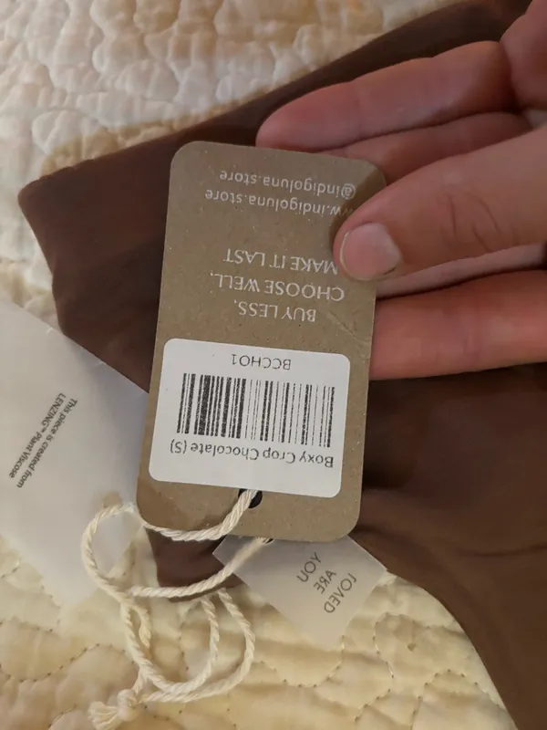 Indigo Luna Boxy Bra Brown - Image 6