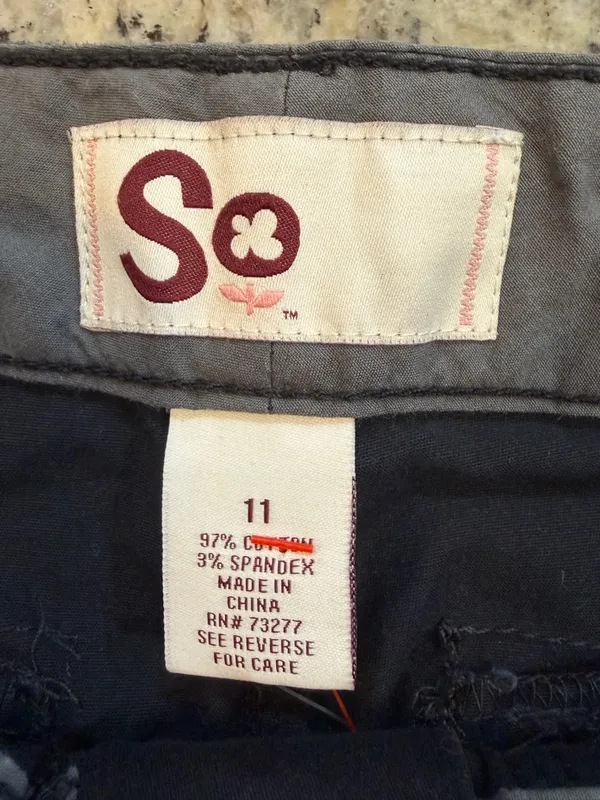 SO Black Women's Cargo Pants with Utility Pockets - Image 5