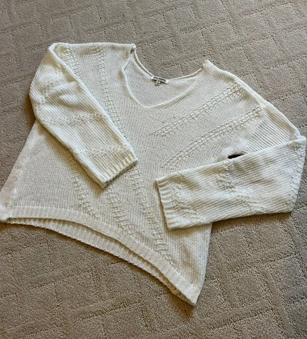 Rag Poets White Sweater - Image 2