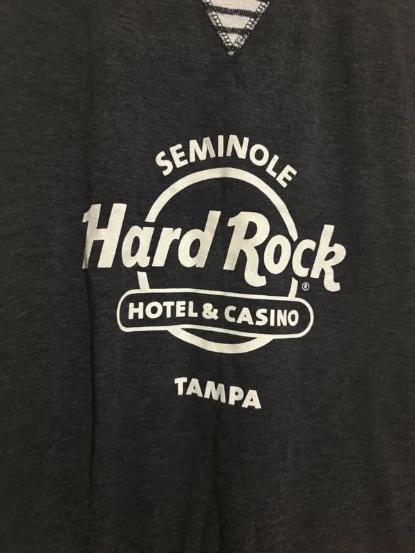 Seminole Hard Rock Hotel & Casino Tampa Sweatshirt Women's M/L Medium Large Grey - Image 2