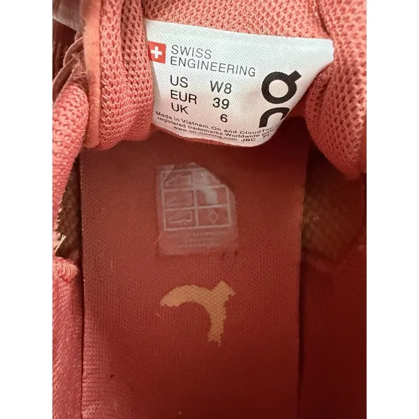 On Running Cloud 5 Running Shoes‎ Chili/Rust Women's Size 8 - Image 10