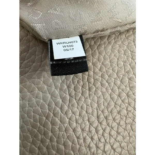 Kate Spade New York WKRU4073 Warm Taupe Pebbled Leather Crossbody Bag‎ Tassel - Image 6