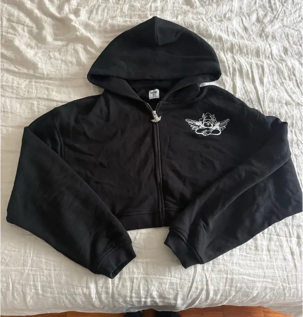 Boys Lie Hoodie Cropped - Image 2