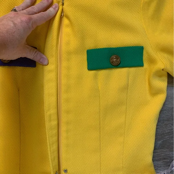 Vintage New Classics New York Yellow Dress 6 - Image 6