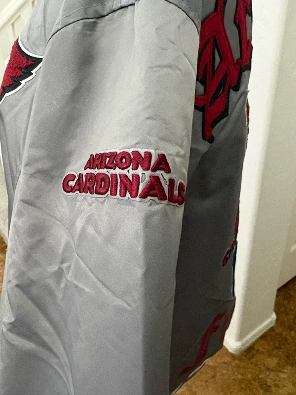Men’s NFL Arizona Cardinals Bomber Jacket - Image 4