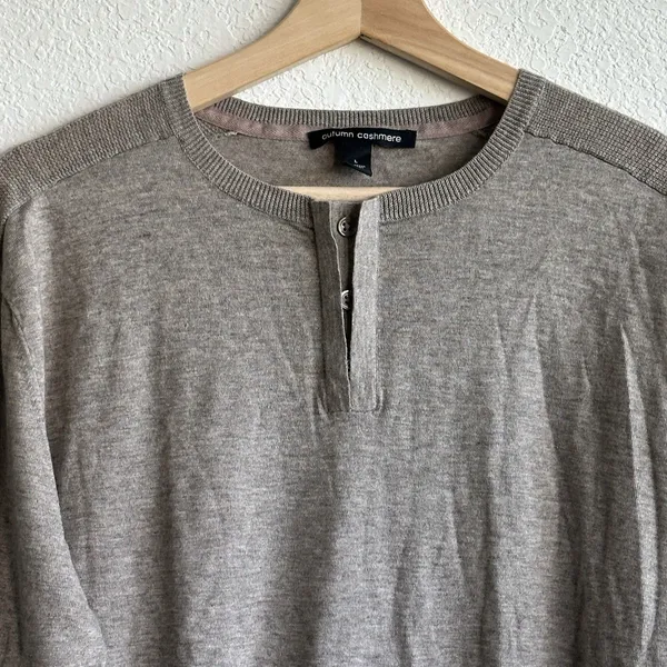 Autumn Cashmere sweater L imported Italian yarn Cotton Cashmere blend - Image 5