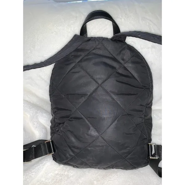 Kate Spade Quilted Nylon‎ Backpack Black Adjustable Straps Women's Bag - Image 7