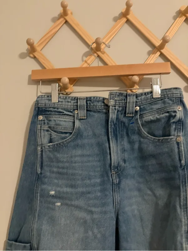 Pistola Denim Cargo Barrel Jeans size 24 (25/26) - Image 2