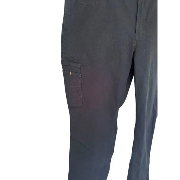 Ariat‎ Womens Rebar Perfect Rise Straight Black Cargo Work Wear Tough Pants 32S - Image 3