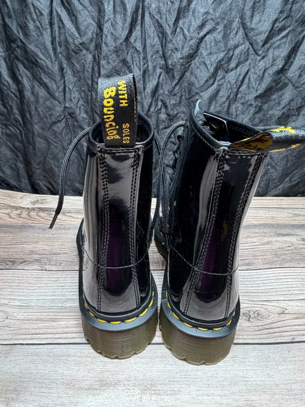 Dr. Martens AirWair Black Combat Boots US Size 4 - Image 4