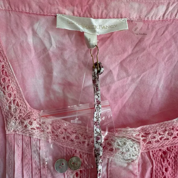 LoveShackFancy Edie Maxi‎ Dress Pink NWT Small - Image 11