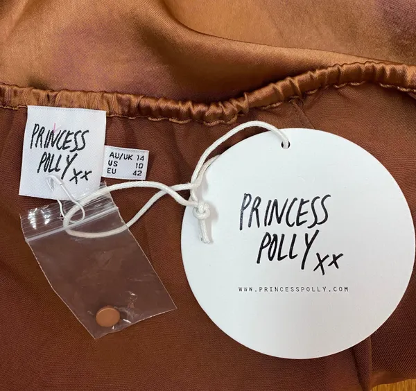 Princess Polly Stanley Bodysuit Brown Size 10 - Image 4