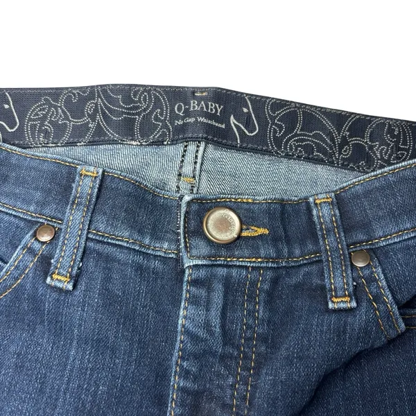 Wrangler Q-Baby Ultimate Riding Jeans 5/6x34 Blue Bootcut Western Cowgirl - Image 4
