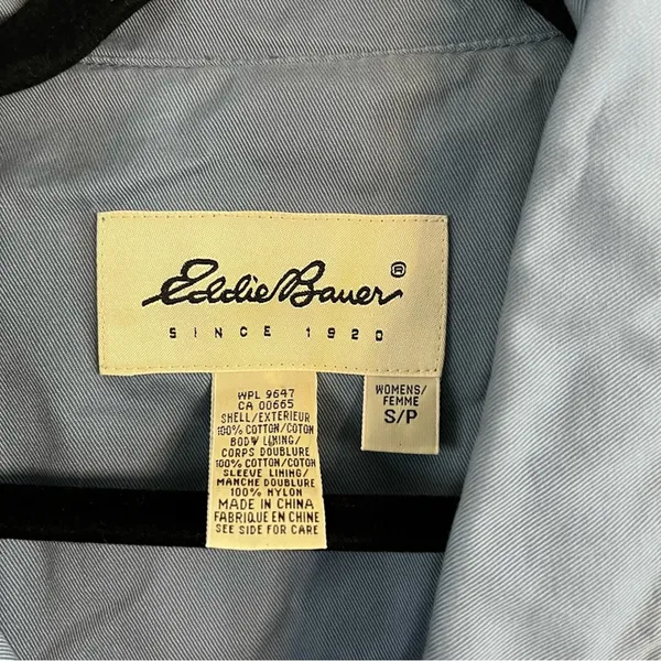 Eddie Bauer Blue Jacket‎ Size Small - Image 11