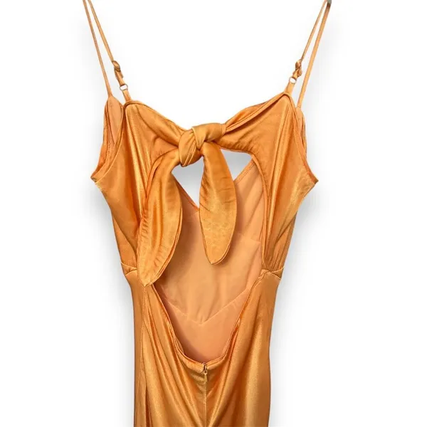 Bardot MALINDA SLIP DRESS From Revolve in Burnt Orange - Image 5