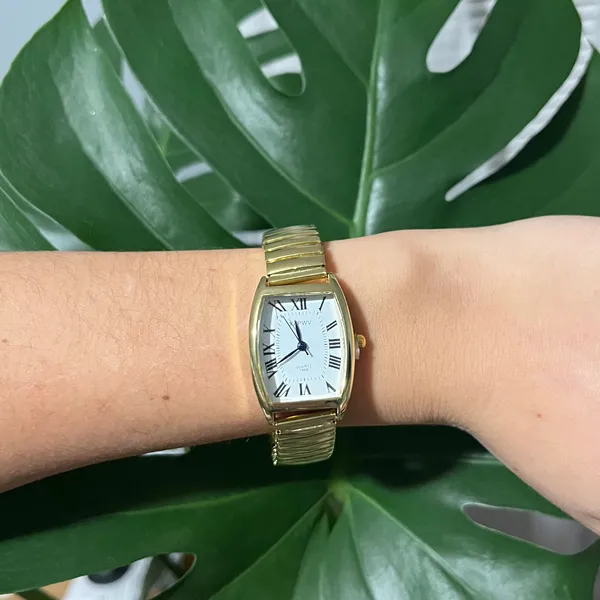 Gold Plated Vintage Style Watch - Image 3