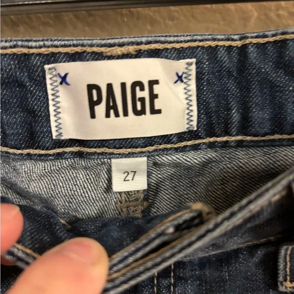 PAIGE Distress Denim Daryn Shorts NWOT - Image 3
