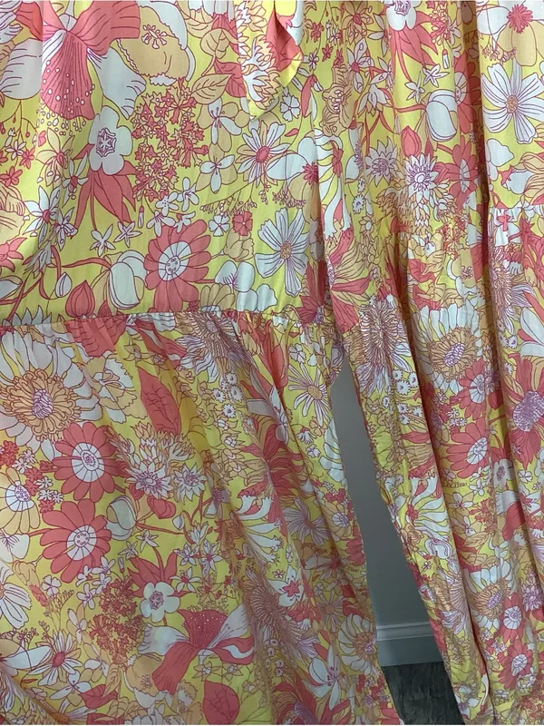 Hello Molly Natural Heights Floral Jumpsuit Size 4 - Image 5