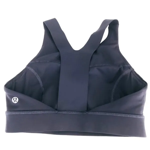 Lululemon Fast Free Bra (Nulux) Black Grape Size 6 Sports Bra - Image 5