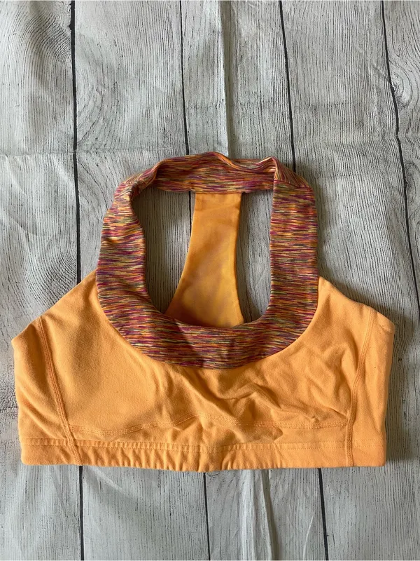 Lululemon Peach Multicolor Racerback Sports Bra - Image 2
