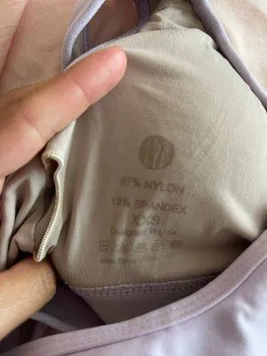 Til You Collapse Lilac Sports Bra Purple Size XXS - Image 4