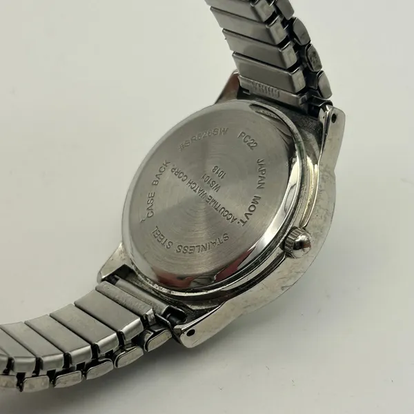 Accutime Silver-tone Crystal Bezel Women’s Watch Working New Battery - Image 6