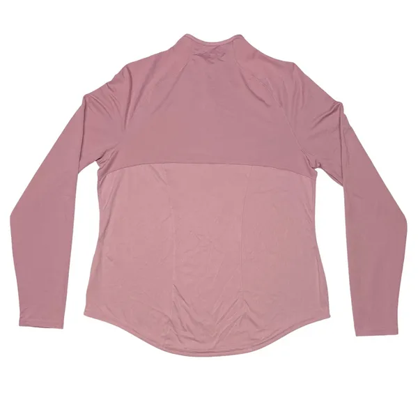 PUMA 1/4 Zip Performance Long Sleeve Top Women's Medium Dusty‎ Rose EUC - Image 2