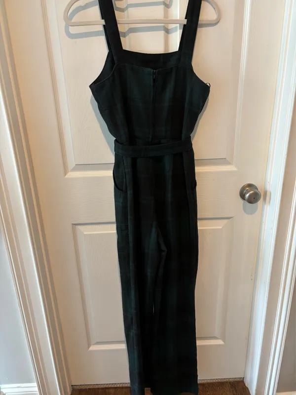 Copper Key Plaid Jumpsuit - Image 4