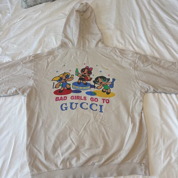 Mega Yacht Hoodie White Size XL - Image 8