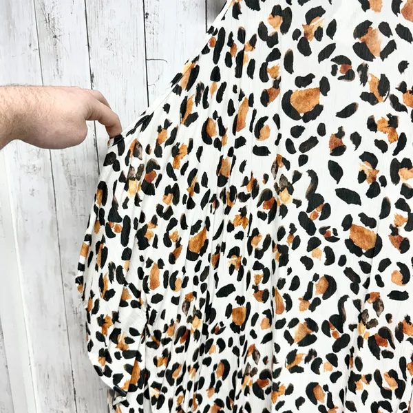 Show Me Your Mumu Dress‎ Womens Small Circus Mini Leopard Print Cold Shoulder - Image 5