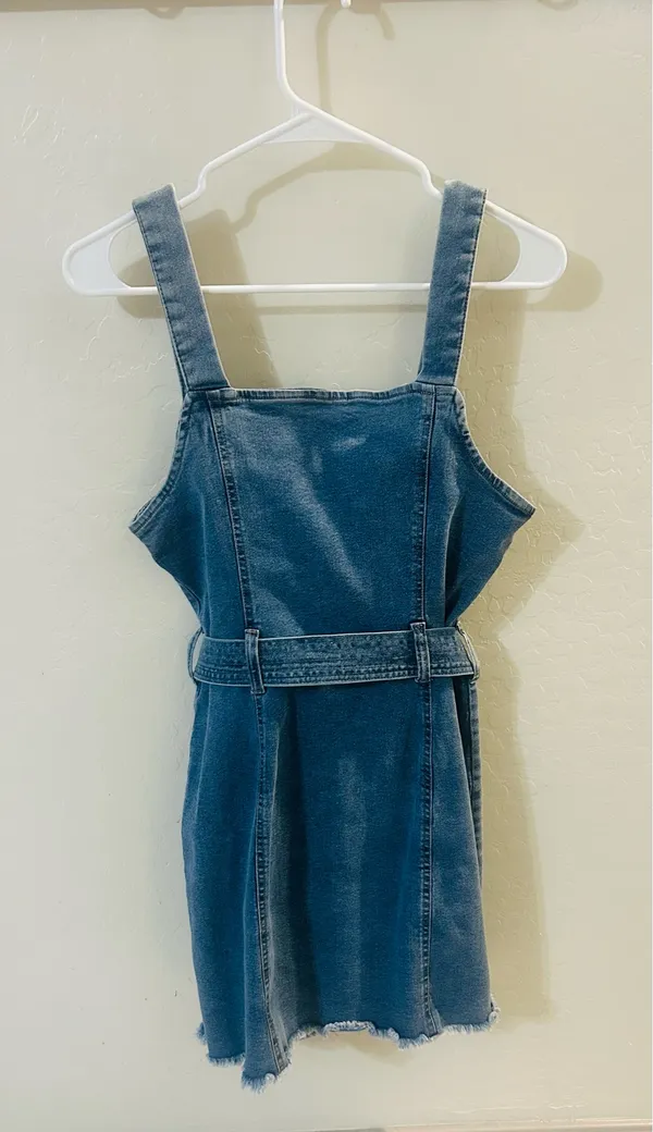 Peace Love Eco by Rewash Denim Dress - Image 3