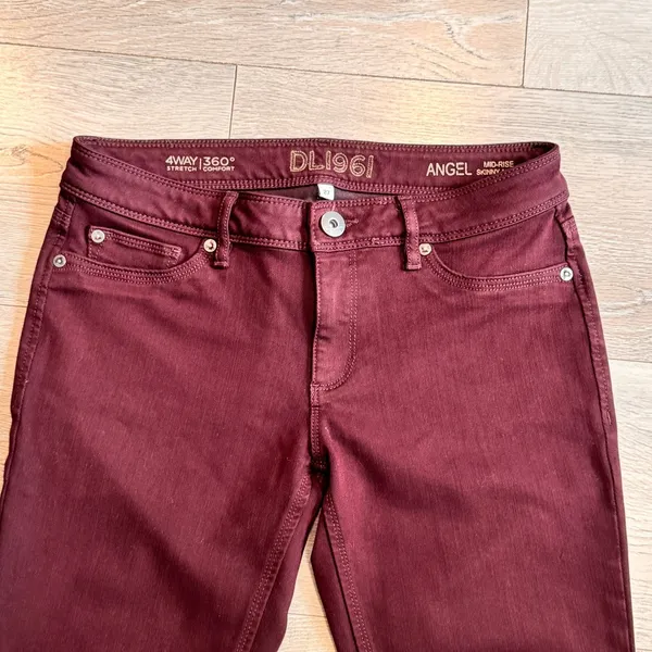DL1961 Angel Mid Rise Size 27 Skinny Ankle Jeans 4-Way‎ Stretch Comfort - Image 7