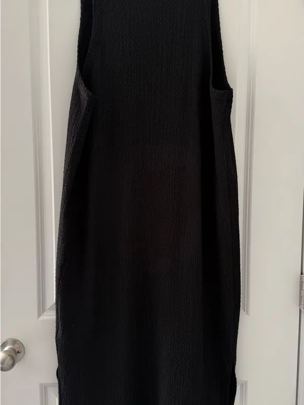 Motherhood‎ Maternity Summer Black Sleeveless Maxi Dress - Image 2