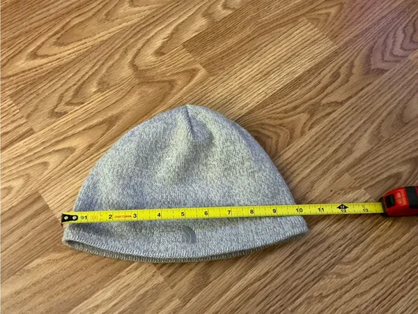 The North Face Heather Gray Knit Beanie - Image 4